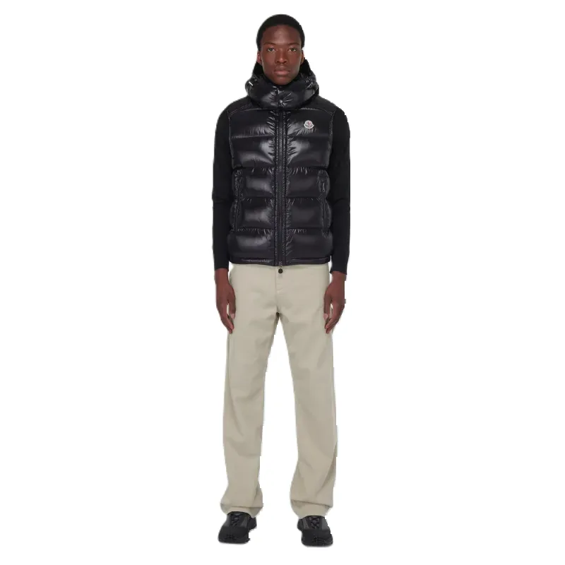  Moncler Bormes Down Vest Black