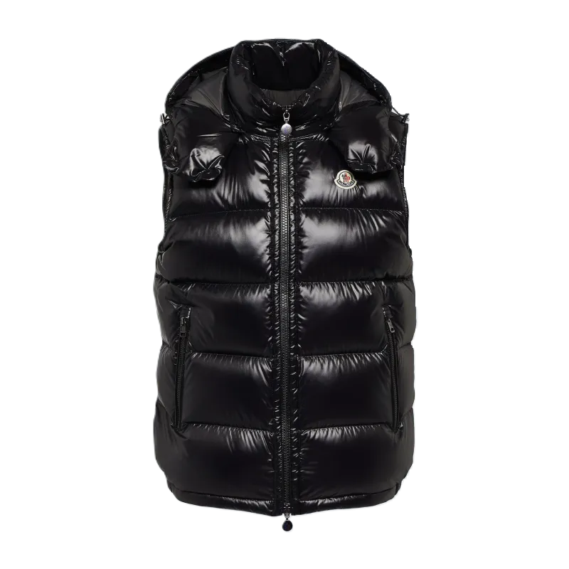 Moncler Bormes Down Vest Black