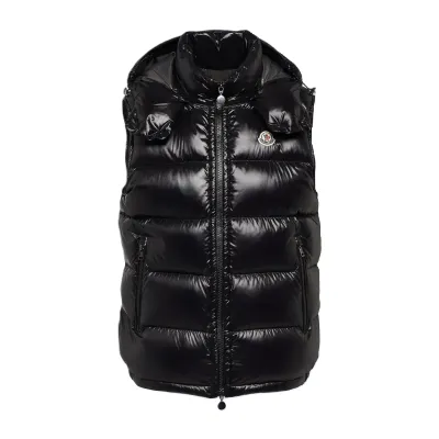  Moncler Bormes Down Vest Black 01