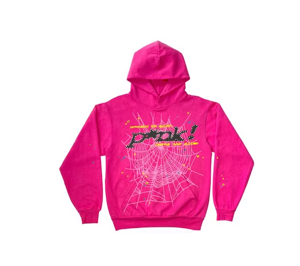  Sp5der P*NK Hoodie Pink