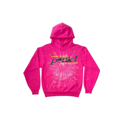  Sp5der P*NK Hoodie Pink 01