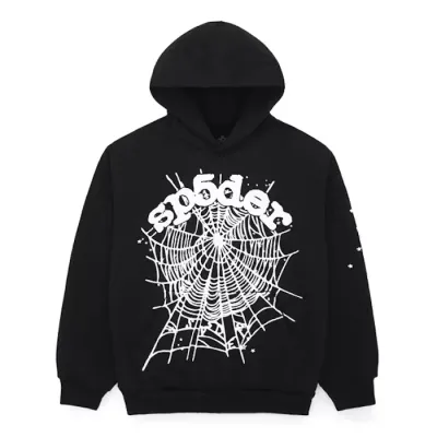  Spider Worldwide BLACK OG WEB HOODIE 01