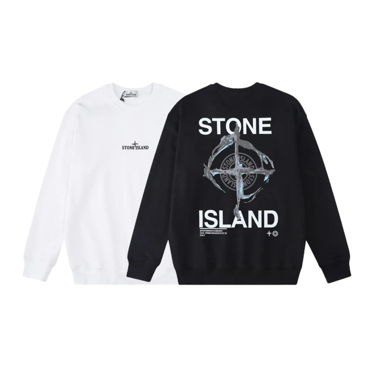  Stone Island Sweatshirt Black/White YZ W801