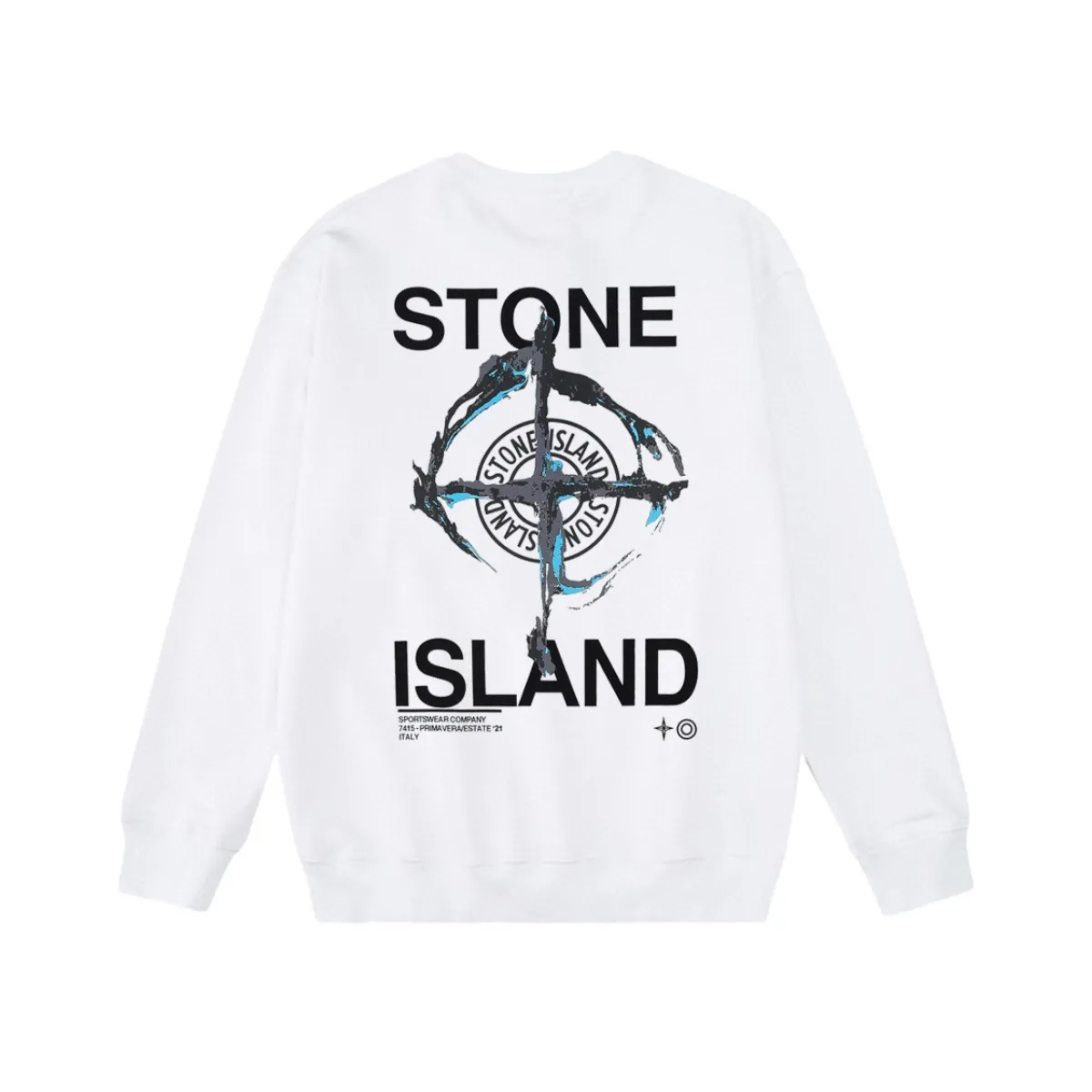  Stone Island Sweatshirt Black/White YZ W801