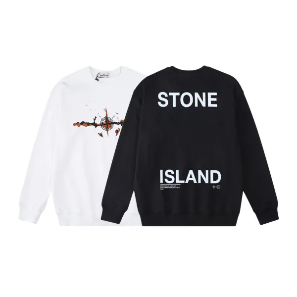  Stone Island Sweatshirt Black/White YZ W803