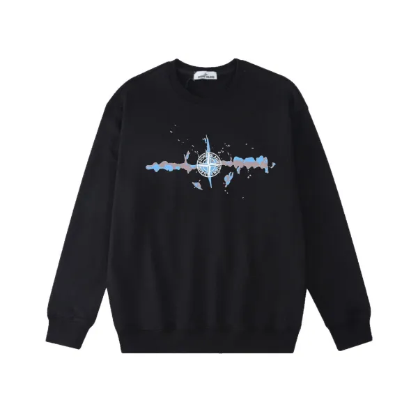  Stone Island Sweatshirt Black/White YZ W803