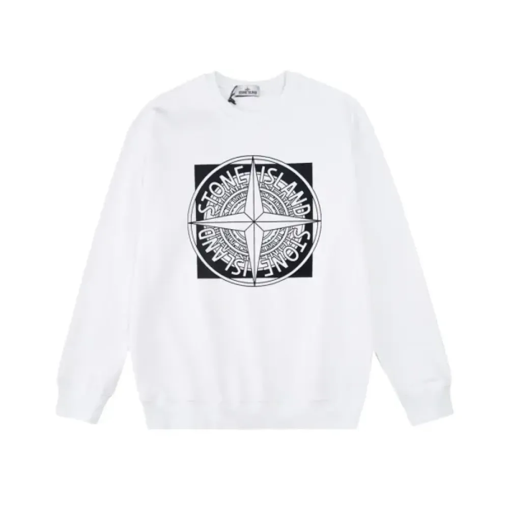  Stone Island Sweatshirt Black/White YZ W805