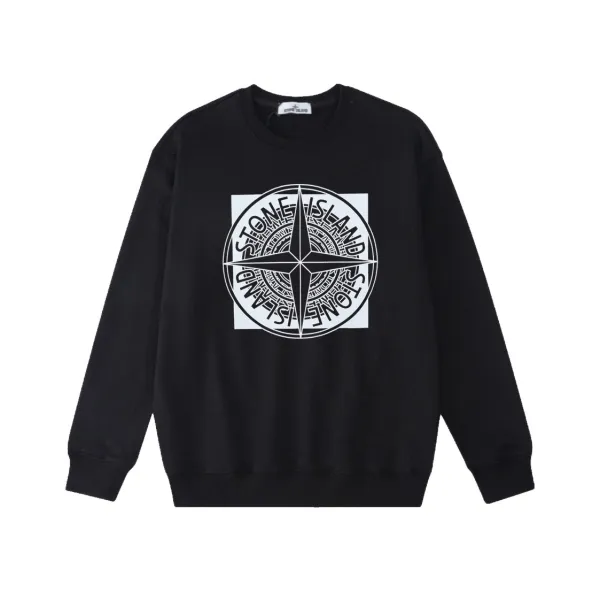  Stone Island Sweatshirt Black/White YZ W805