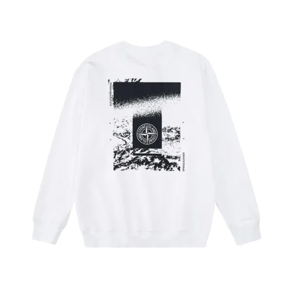  Stone Island Sweatshirt Black/White YZ W808