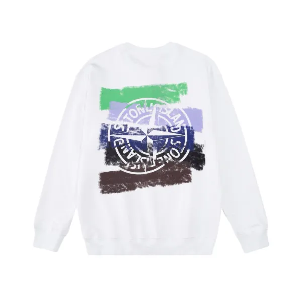  Stone Island Sweatshirt Black/White YZ W815