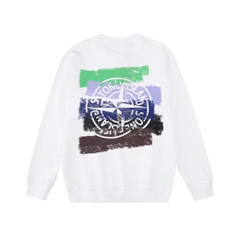  Stone Island Sweatshirt Black/White YZ W815