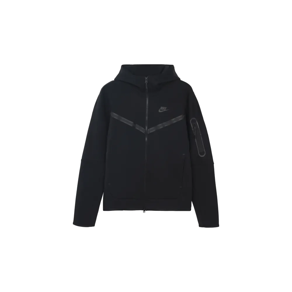 Nike Sportswear Tech Fleece Full-Zip Hoodie & Joggers Set Black/Black