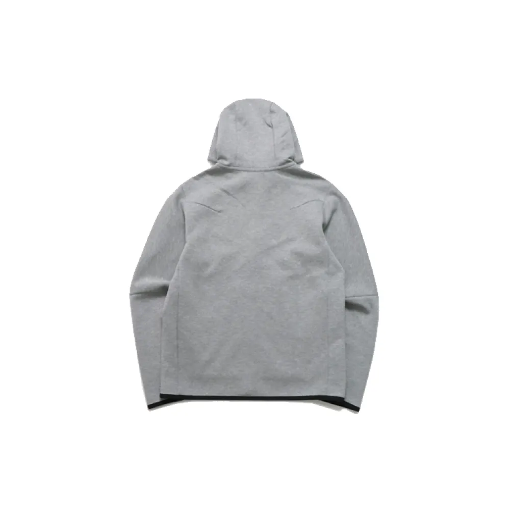 Nike Sportswear Tech Fleece Full Zip Hoodie & Joggers Set Grey And Black