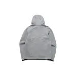 Nike Sportswear Tech Fleece Full Zip Hoodie & Joggers Set Grey And Black