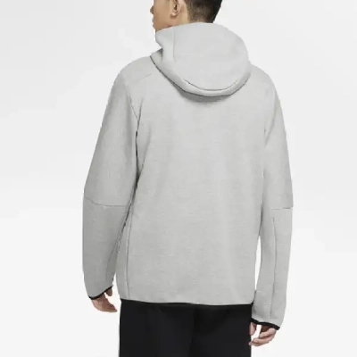 Nike Sportswear Tech Fleece Full-Zip Hoodie Heather Grey 02