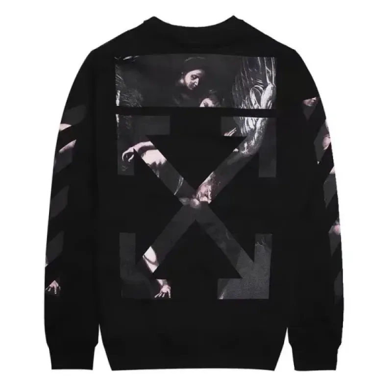 OFF WHITE Angel religious crew neck sweatshirt P95