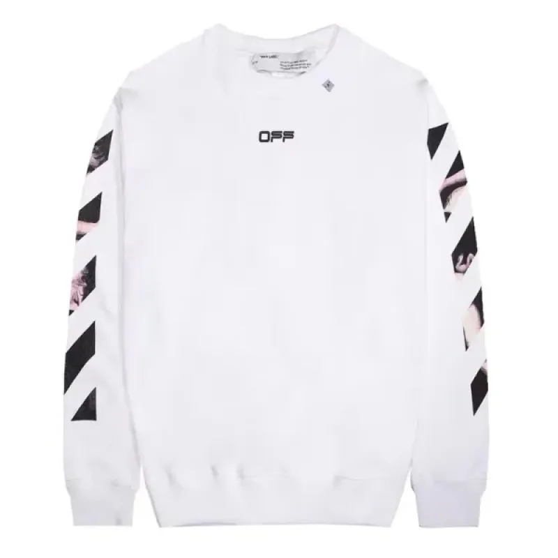 OFF WHITE Angel religious crew neck sweatshirt P95