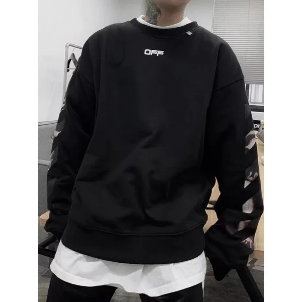 OFF WHITE Angel religious crew neck sweatshirt P95