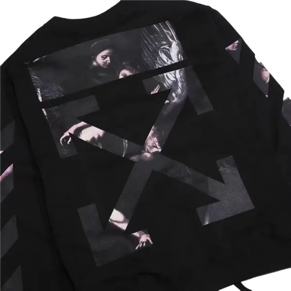 OFF WHITE Angel religious crew neck sweatshirt P95