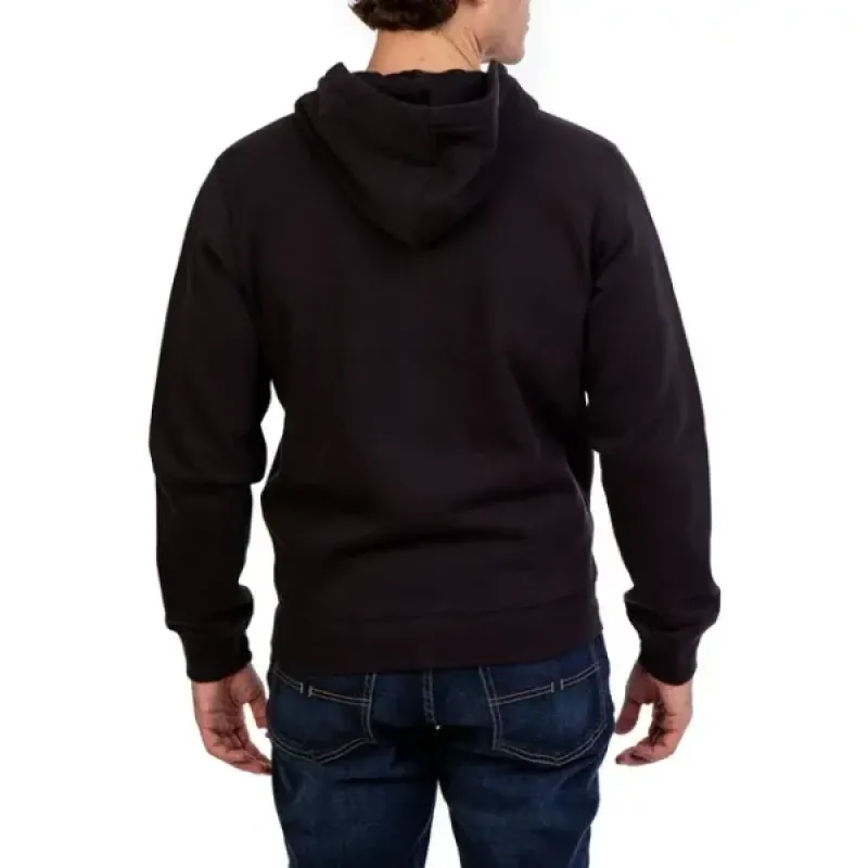 Polo Ralph Lauren Men's Double Knit Full-Zip Hoodie Sweatshirt Black and Red
