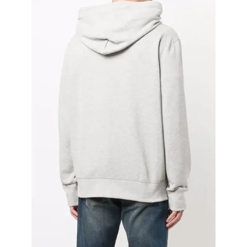 Polo Ralph Lauren Men's Double Knit Full-Zip Hoodie Sweatshirt Grey