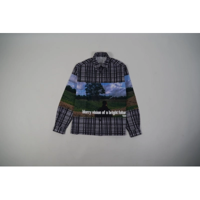 Printed Cotton Overshirt 1ABY24 01