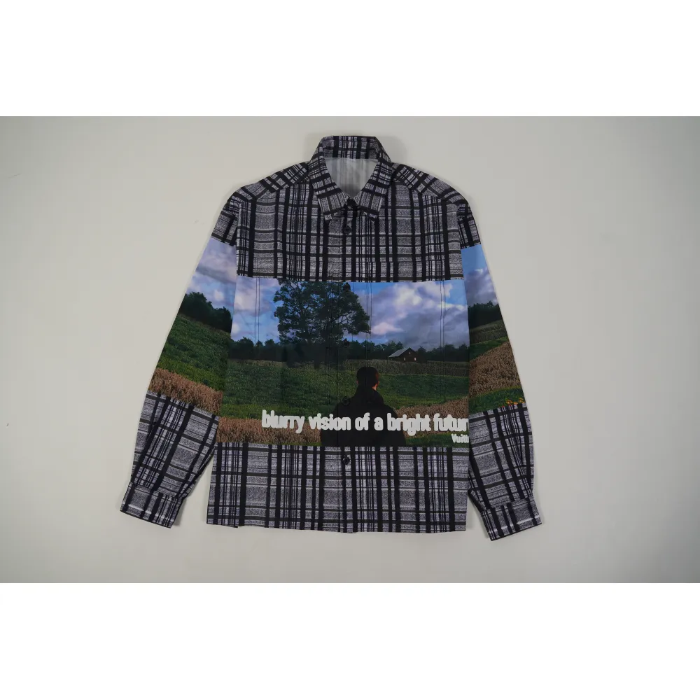 Printed Cotton Overshirt 1ABY24