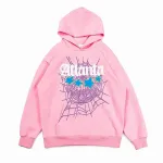 Sp5der Atlanta Hoodie Pink