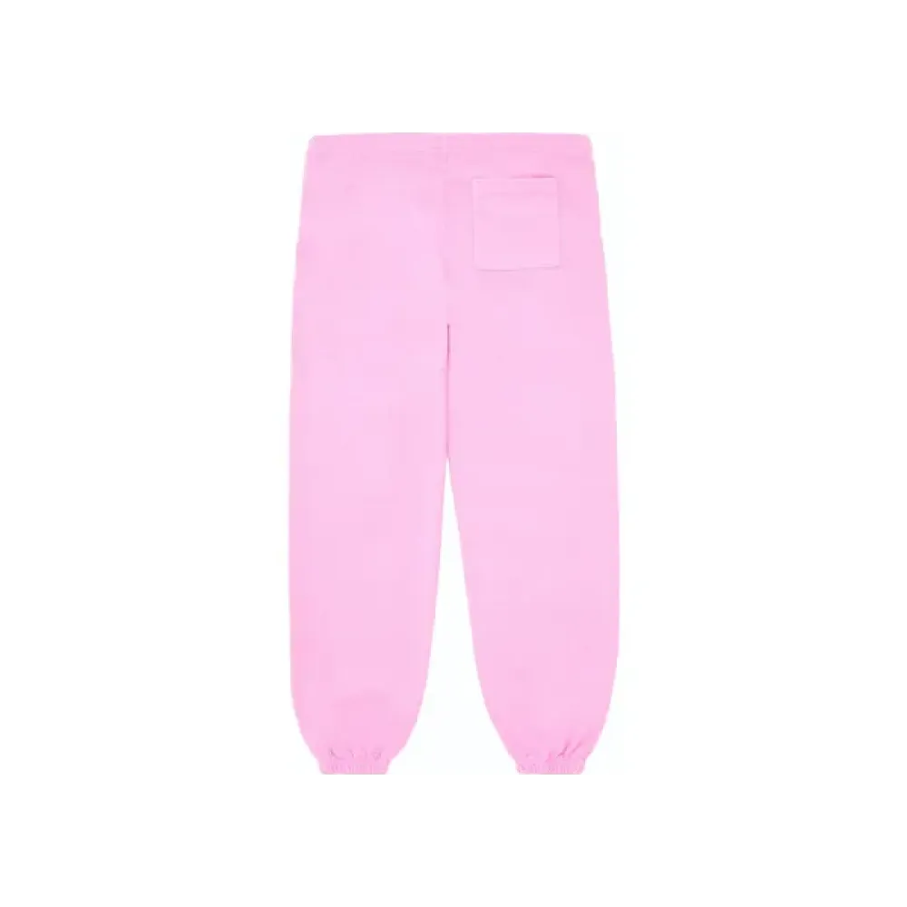Sp5der light pink tracksuit suit
