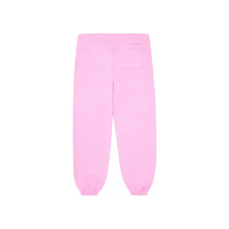 Sp5der light pink tracksuit suit