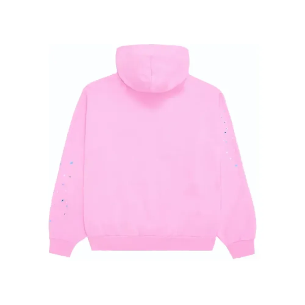 Sp5der light pink tracksuit suit