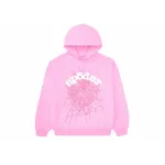 Sp5der light pink tracksuit suit