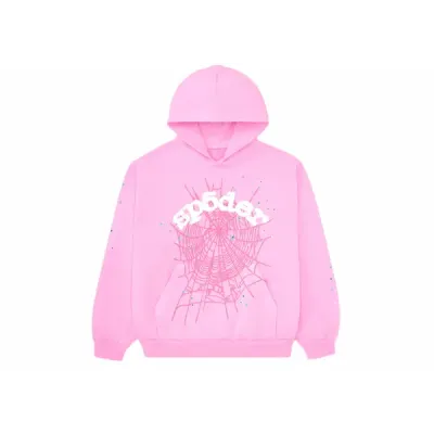 Sp5der light pink tracksuit suit 02