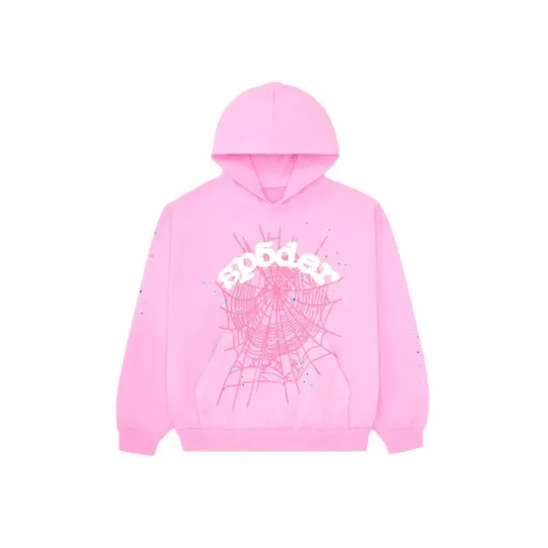 Sp5der light pink tracksuit suit