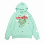 Sp5der SP5 Mint Hoodie Mint