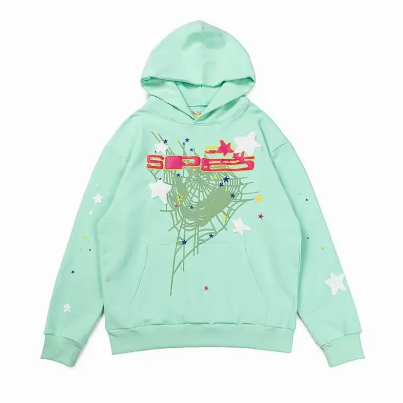 Sp5der SP5 Mint Hoodie Mint