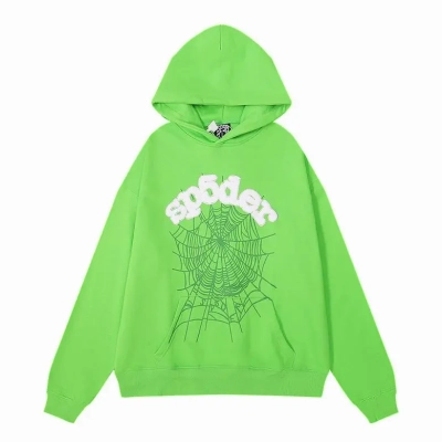 Sp5der Web Hoodie Slime Green 01
