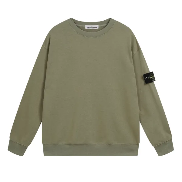 Stone Island Sweatshirt White/Grey/Khaki/Musk green/Dark green/Olive green/Navy Blue/Black YZ 9018