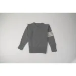  4-Bar Stripe Shetland Wool Sweater MKA317A01085
