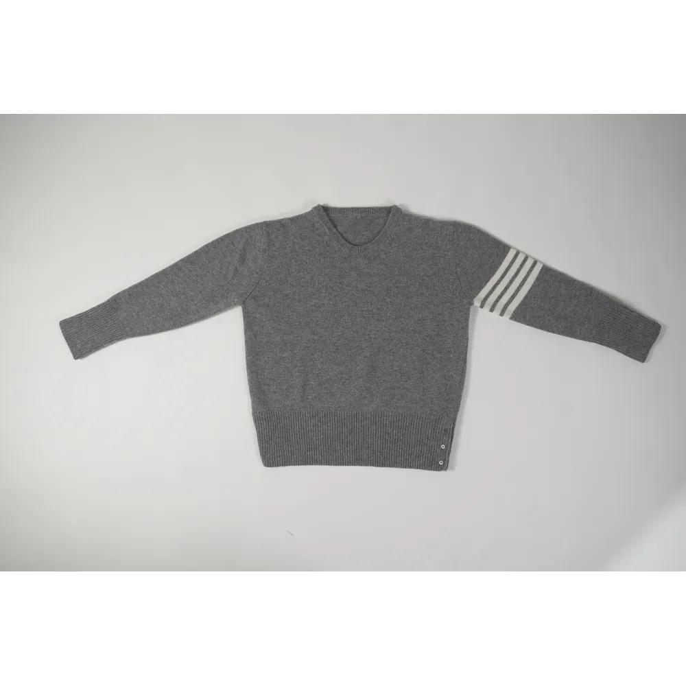  4-Bar Stripe Shetland Wool Sweater MKA317A01085