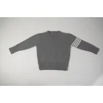  4-Bar Stripe Shetland Wool Sweater MKA317A01085