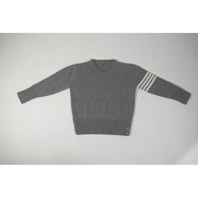  4-Bar Stripe Shetland Wool Sweater MKA317A01085