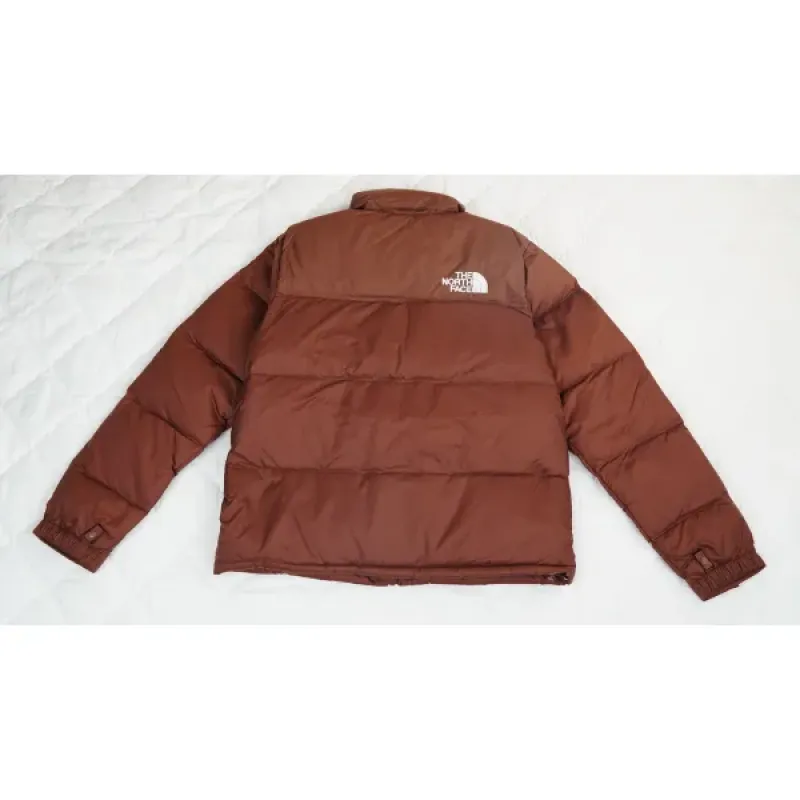  The North Face 1996 Splicing White And Mocha Brown