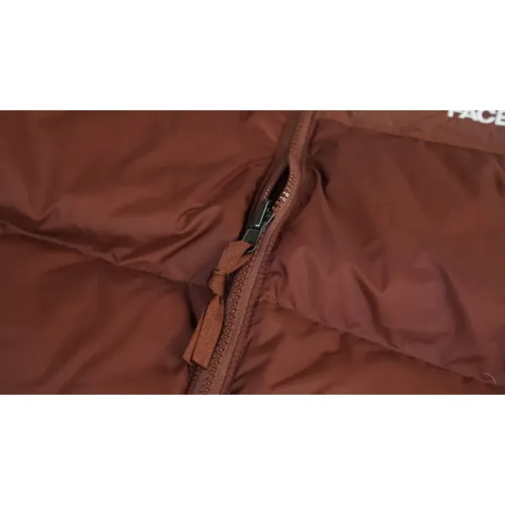  The North Face 1996 Splicing White And Mocha Brown