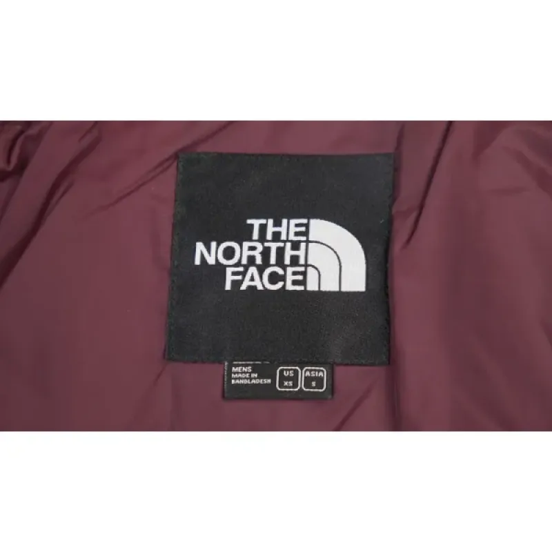  The North Face 1996 Splicing White And Red Brown