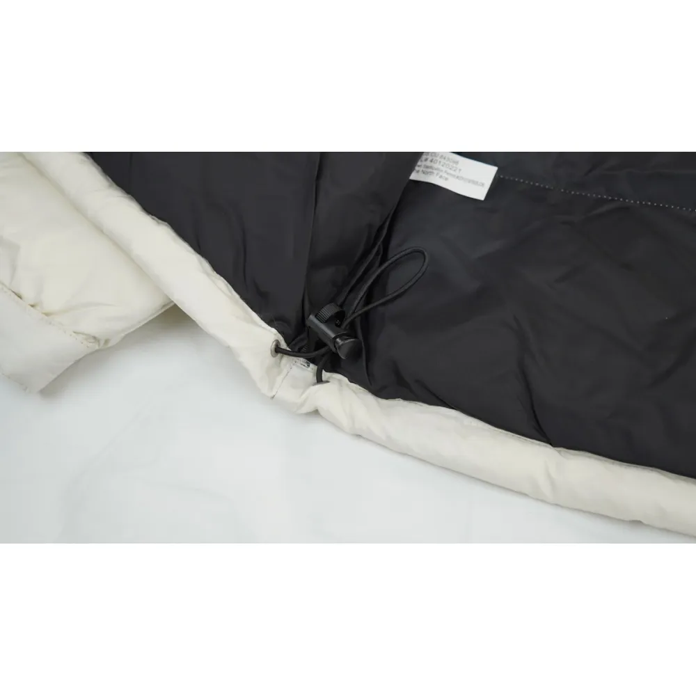  The North Face Black and Blackish White Down Jacket