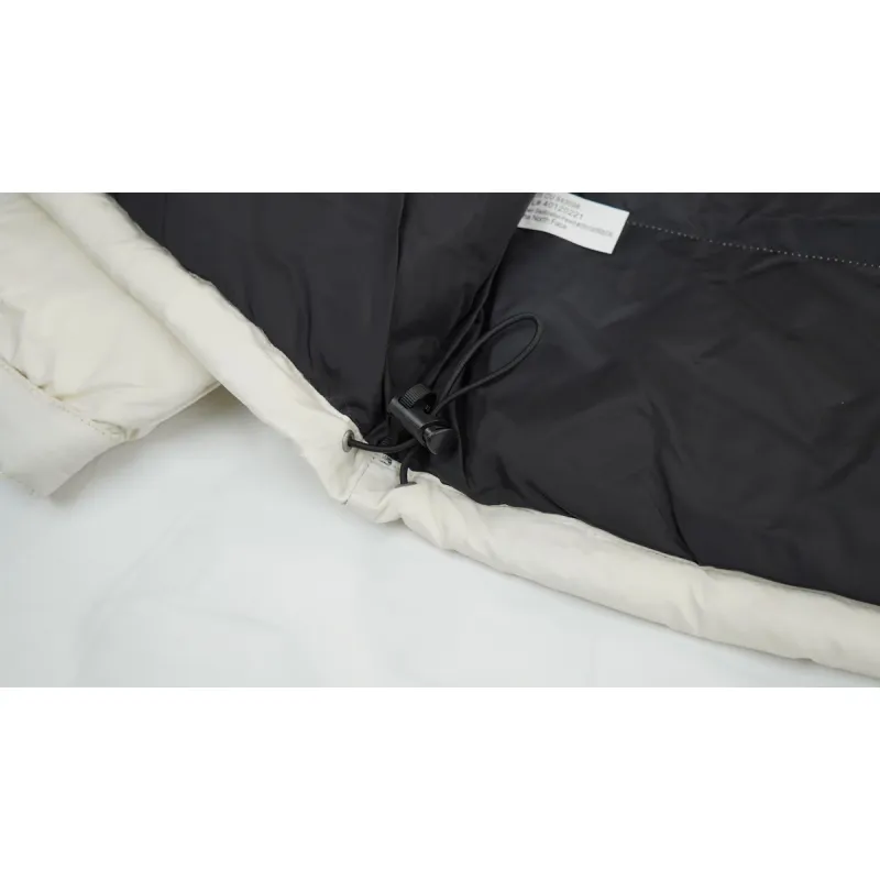  The North Face Black and Blackish White Down Jacket