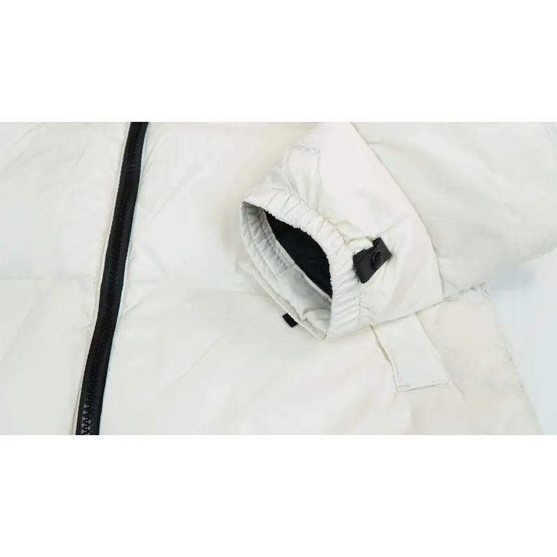  The North Face Black and Blackish White Down Jacket