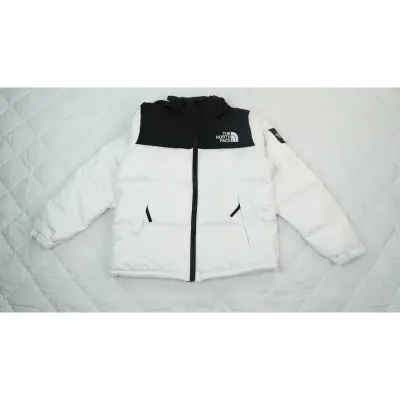  The North Face Black and Blackish White Down Jacket 01