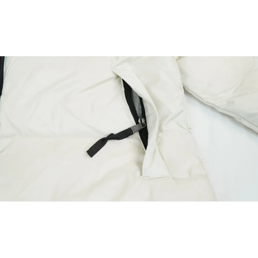  The North Face Black and Blackish White Down Jacket